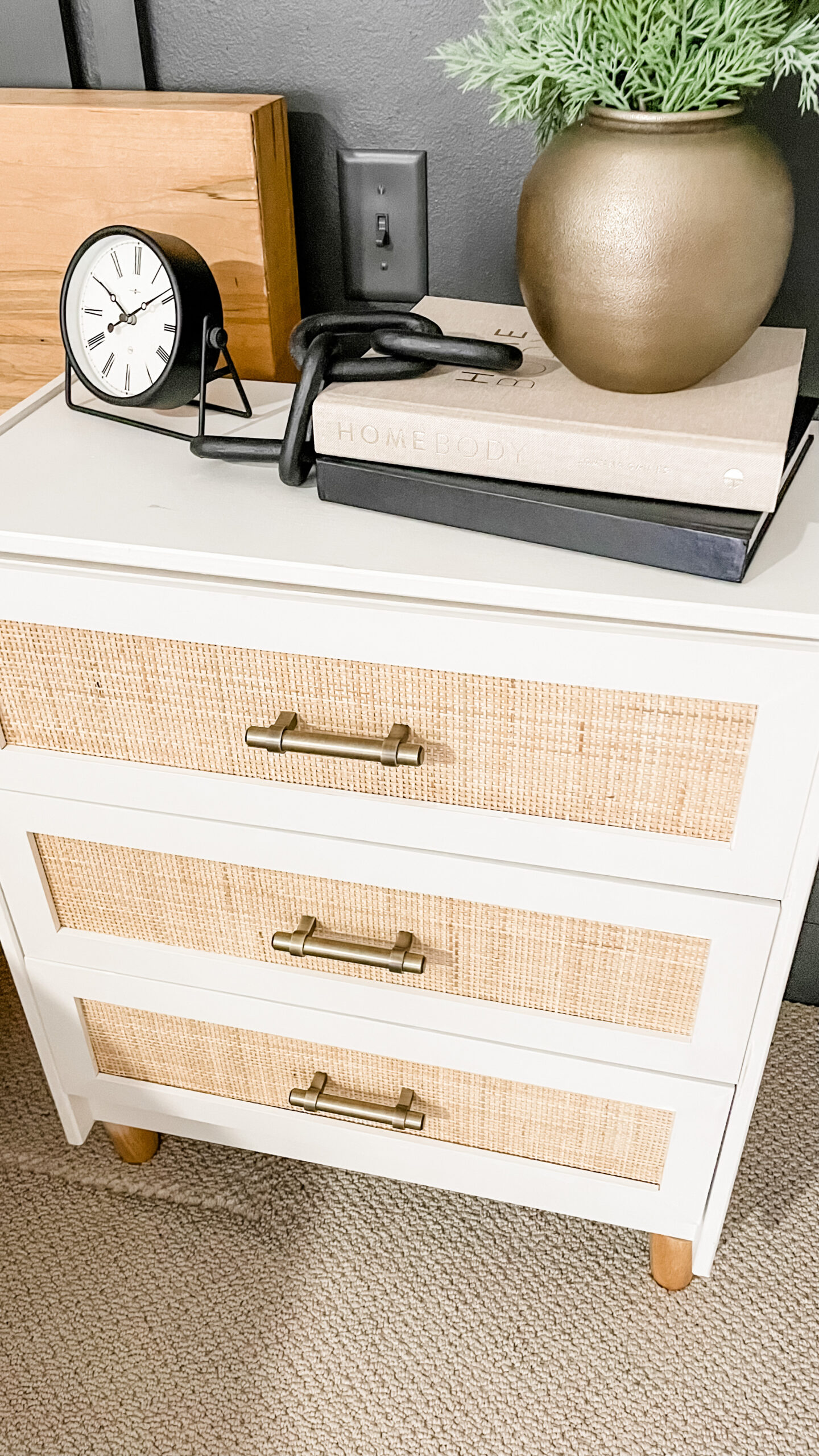 Cane bing Nightstand Ikea Hack The Gibby Home