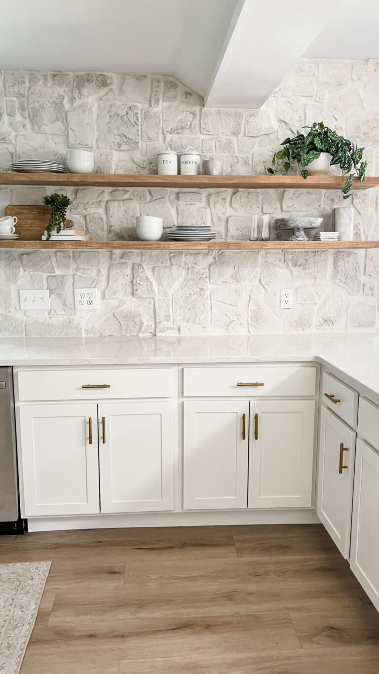 How to Install Stone Backsplash The Gibby Home
