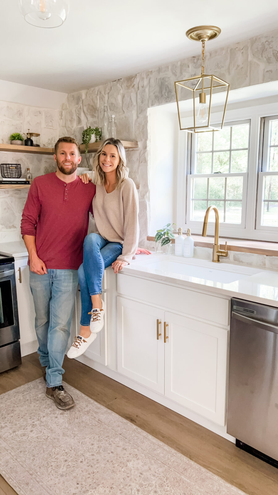 How to Install Stone Backsplash The Gibby Home
