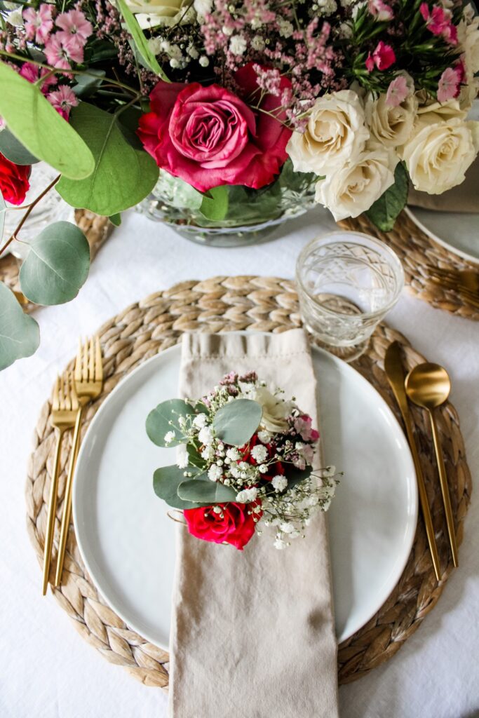 mother's day hosting tablescape