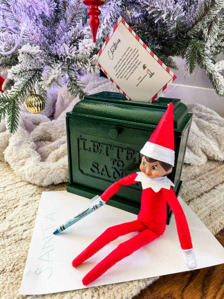 Write letters to Santa Elf