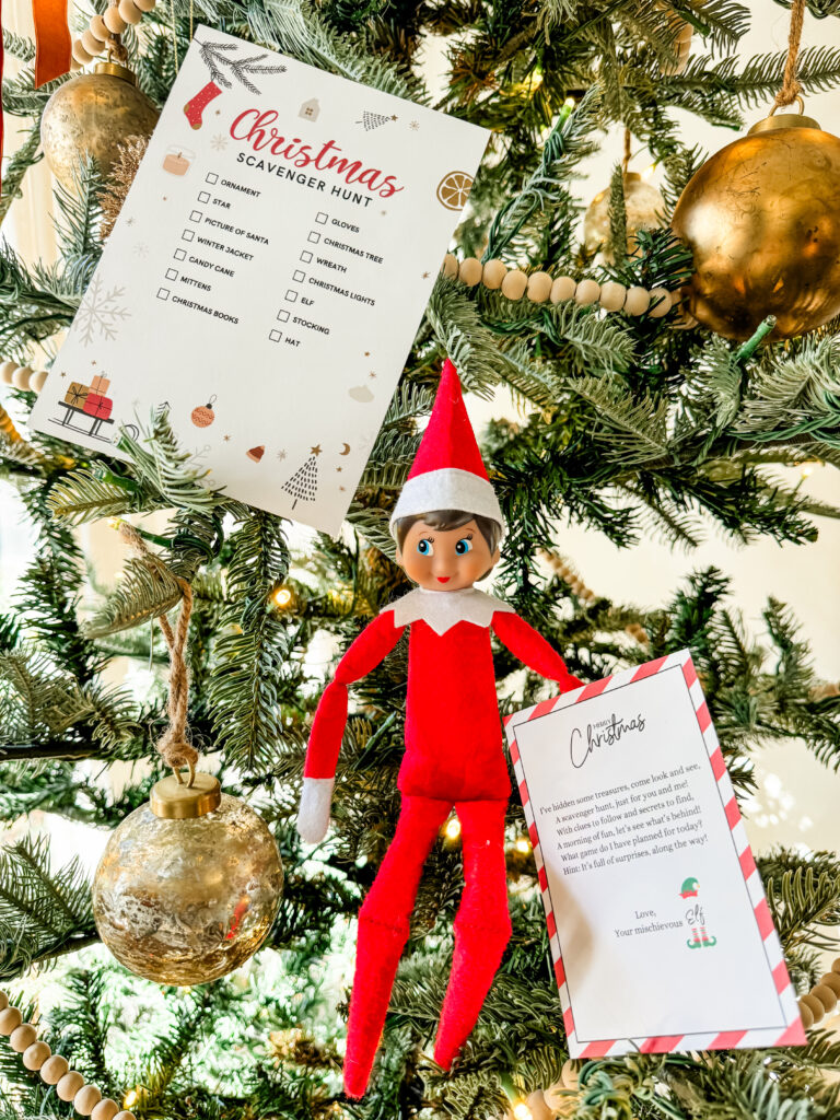 Christmas scavenger hunt Elf