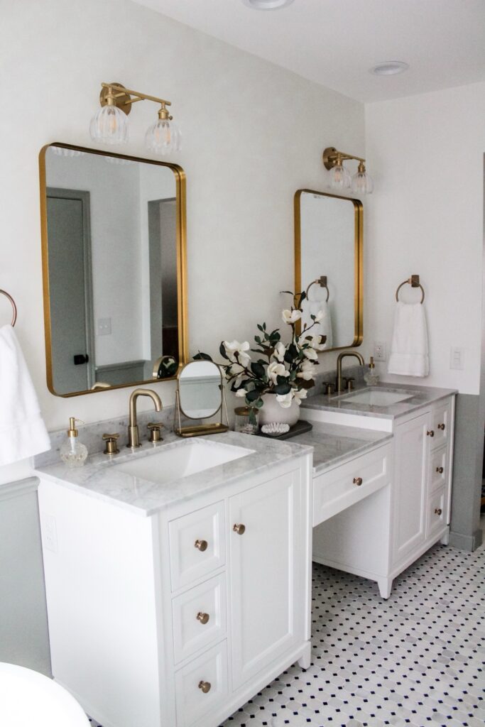 Sink at our newly renovated bathroom