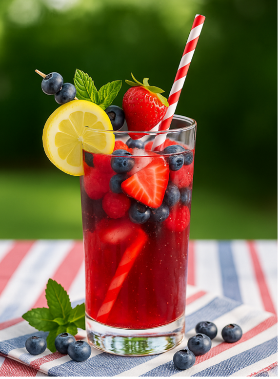 Mocktails - Lemonade Berry Spritzer