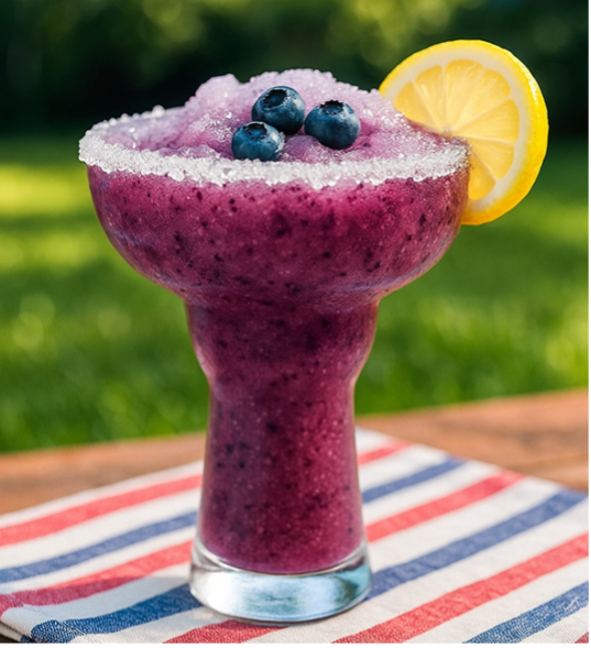 Frozen Blueberry Lemonade Margarita